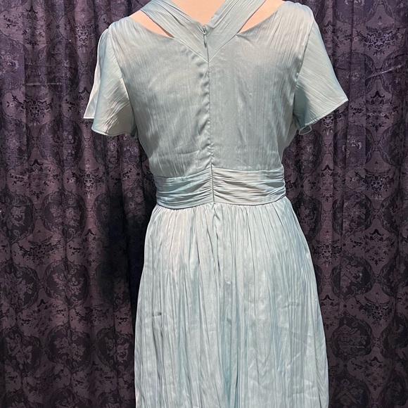 Elegant Light Teal Anthropologie Women's Dress Size 4 NWT - Picture 4 of 11